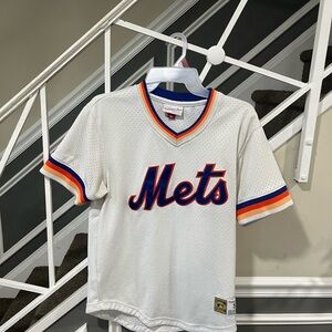 Mitchell & Ness White Mets Jersey